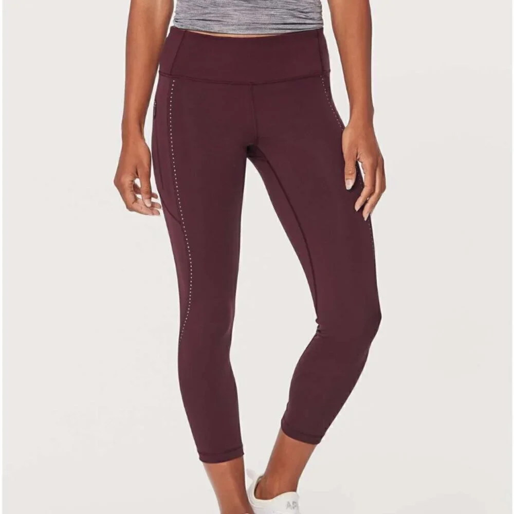Lululemon Extra Mile Crop (Reflective 23